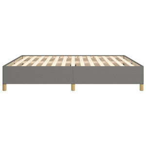 Boxspringbettgestell Dunkelgrau 180x200 cm Stoff