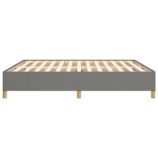 Boxspringbettgestell Dunkelgrau 180x200 cm Stoff