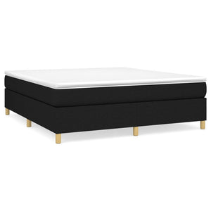 Boxspringbettgestell Schwarz 180x200 cm Stoff