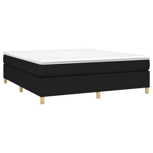 Boxspringbettgestell Schwarz 180x200 cm Stoff