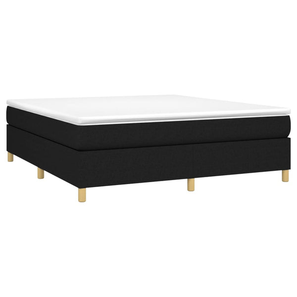 Boxspringbettgestell Schwarz 180x200 cm Stoff