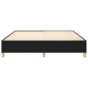 Boxspringbettgestell Schwarz 180x200 cm Stoff