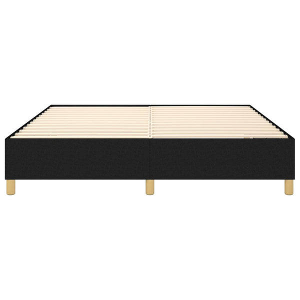 Boxspringbettgestell Schwarz 180x200 cm Stoff