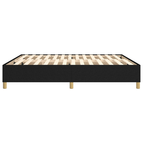 Boxspringbettgestell Schwarz 180x200 cm Stoff