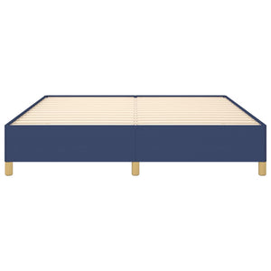 Boxspringbettgestell Blau 180x200 cm Stoff