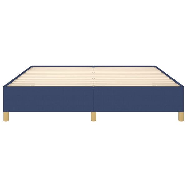 Boxspringbettgestell Blau 180x200 cm Stoff