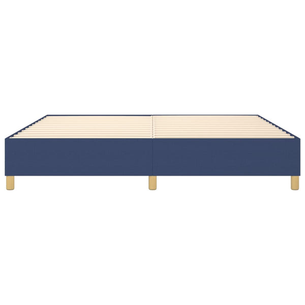 Boxspringbettgestell Blau 200x200 cm Stoff