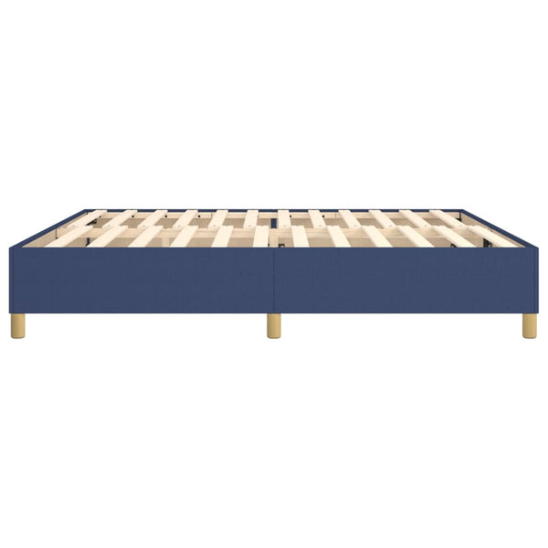 Boxspringbettgestell Blau 200x200 cm Stoff