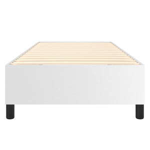 Boxspringbettgestell Weiß 80x200 cm Kunstleder