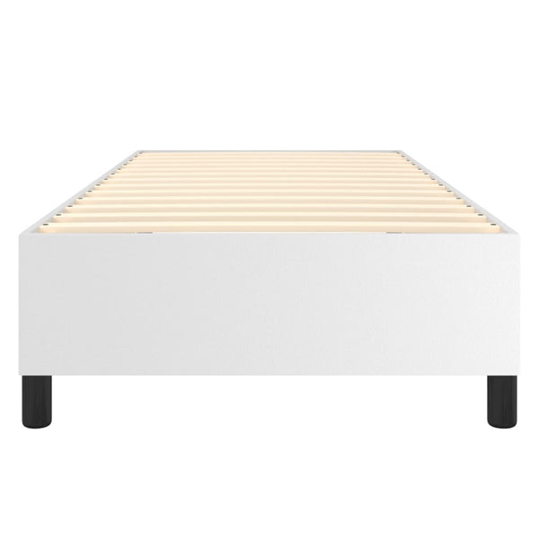 Boxspringbettgestell Weiß 80x200 cm Kunstleder