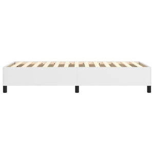 Boxspringbettgestell Weiß 90x190 cm Kunstleder