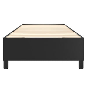Boxspringbettgestell Schwarz 100x200 cm Kunstleder