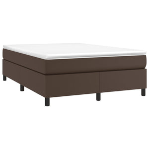 Boxspringbettgestell Braun 140x200 cm Kunstleder