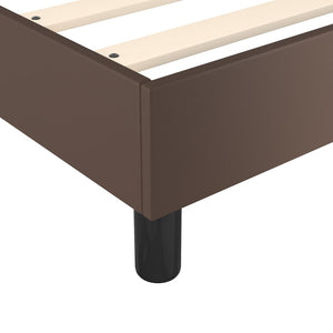 Boxspringbettgestell Braun 180x200 cm Kunstleder