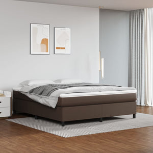 Boxspringbettgestell Braun 180x200 cm Kunstleder
