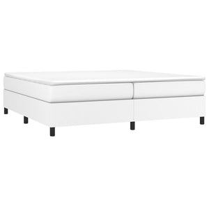 Boxspringbettgestell Weiß 200x200 cm Kunstleder