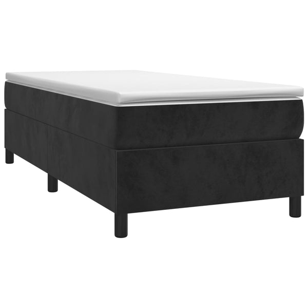 Boxspringbettgestell Schwarz 80x200 cm Samt