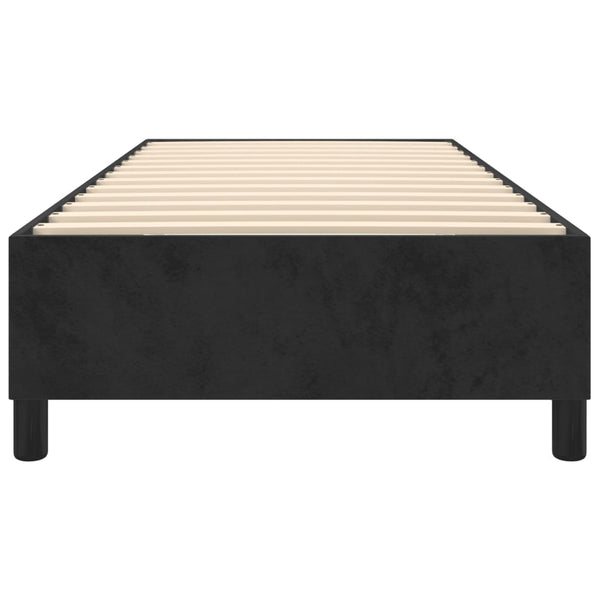 Boxspringbettgestell Schwarz 80x200 cm Samt