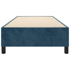 Boxspringbettgestell Dunkelblau 80x200 cm Samt