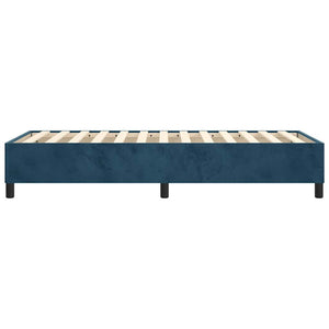 Boxspringbettgestell Dunkelblau 80x200 cm Samt
