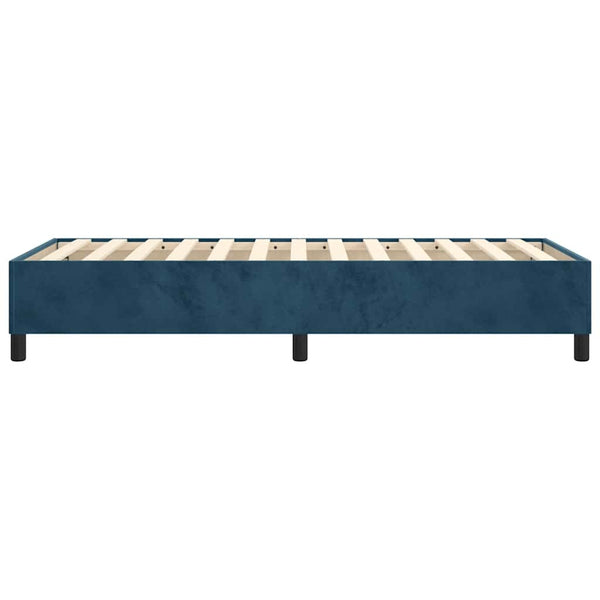 Boxspringbettgestell Dunkelblau 80x200 cm Samt