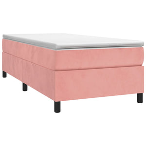 vidaXL Cadre de lit double rembourré rose 80x200 cm velours