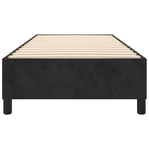 Boxspringbettgestell Schwarz 90x190 cm Samt