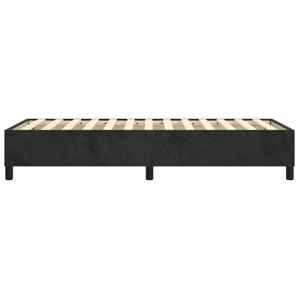 Boxspringbettgestell Schwarz 90x190 cm Samt
