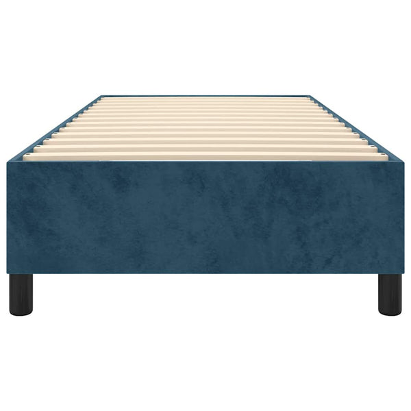 Boxspringbettgestell Dunkelblau 90x190 cm Samt