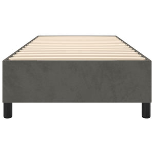 Boxspringbettgestell Dunkelgrau 90x200 cm Samt