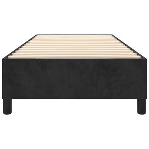 Boxspringbettgestell Schwarz 90x200 cm Samt