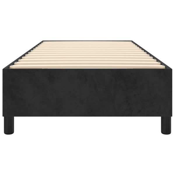 Boxspringbettgestell Schwarz 90x200 cm Samt