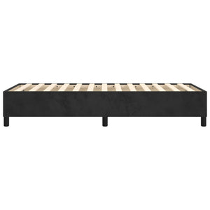 Boxspringbettgestell Schwarz 90x200 cm Samt