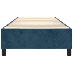 Boxspringbettgestell Dunkelblau 90x200 cm Samt