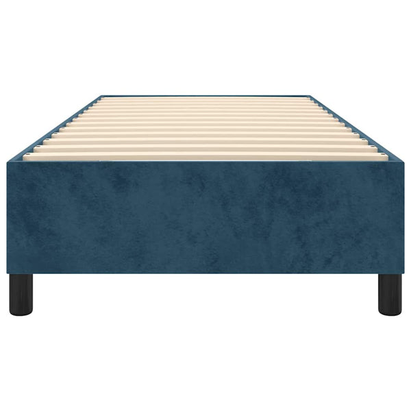 Boxspringbettgestell Dunkelblau 90x200 cm Samt