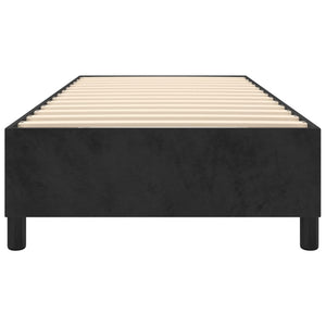 Boxspringbettgestell Schwarz 100x200 cm Samt