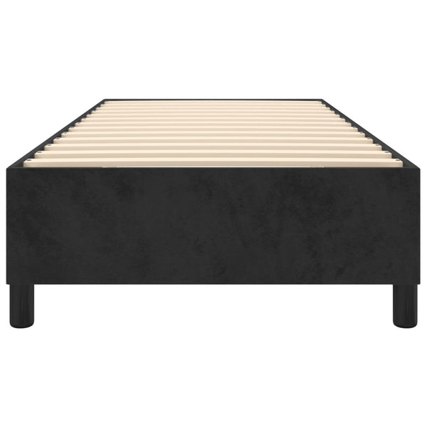 Boxspringbettgestell Schwarz 100x200 cm Samt