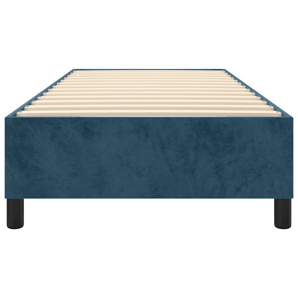 Boxspringbettgestell Dunkelblau 100x200 cm Samt