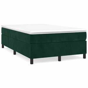 Boxspringbettgestell Dunkelgrün 120x200 cm Samt