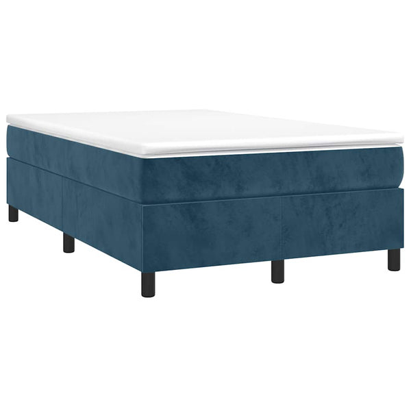 Boxspringbettgestell Dunkelblau 120x200 cm Samt