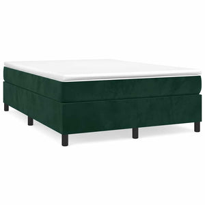 Boxspringbettgestell Dunkelgrün 140x190 cm Samt
