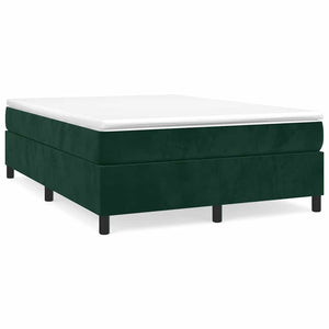 Boxspringbettgestell Dunkelgrün 140x200 cm Samt