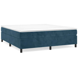 Boxspringbettgestell Dunkelblau 180x200 cm Samt
