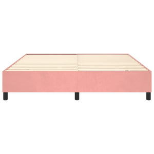 Boxspringbettgestell Rosa 180x200 cm Samt