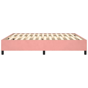 Boxspringbettgestell Rosa 180x200 cm Samt
