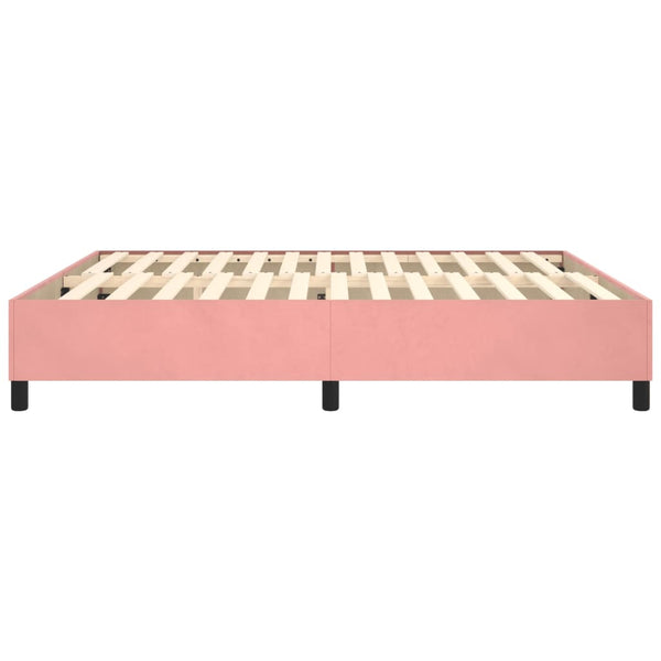 Boxspringbettgestell Rosa 180x200 cm Samt