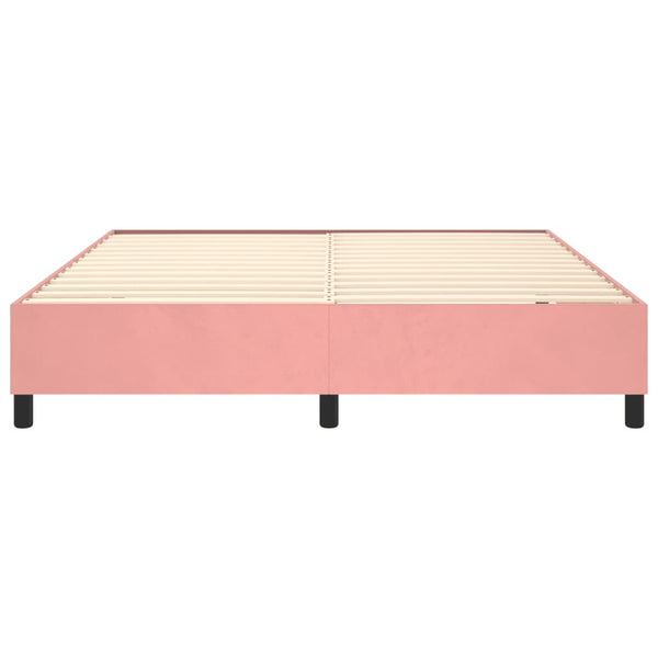 Boxspringbettgestell Rosa 200x200 cm Samt