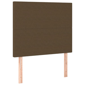 Kopfteil Dunkelbraun 80x5x118/128 cm Stoff