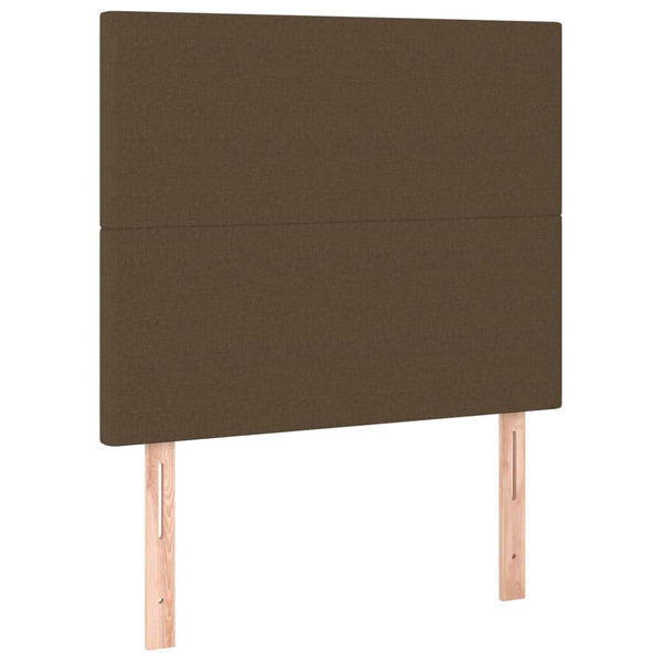 Kopfteil Dunkelbraun 90x5x118/128 cm Stoff