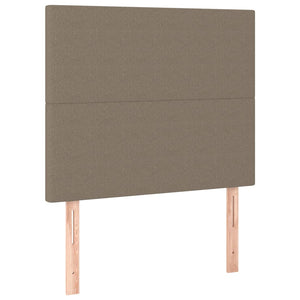 Kopfteil Taupe 90x5x118/128 cm Stoff